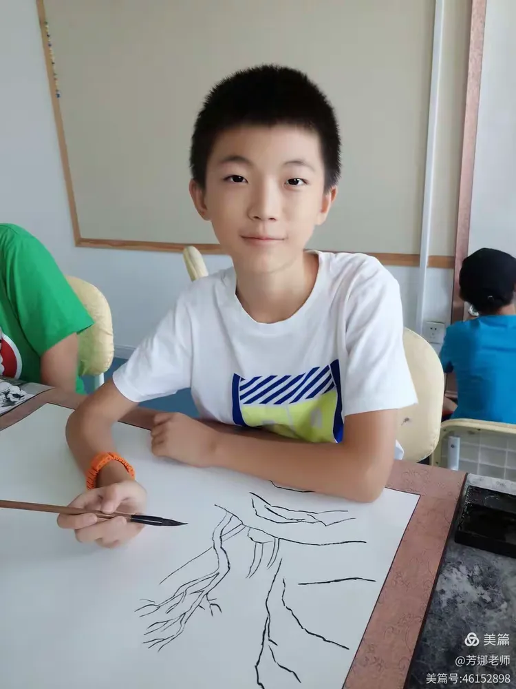 吕晨曦绘画成长记录~宝贝计画芳娜老师研修国画班